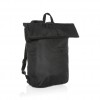 Dillon AWARE™ RPET lightweight foldable backpack in Black