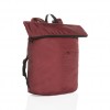 Dillon AWARE™ RPET lightweight foldable backpack in Red