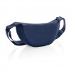 Crescent AWARE™ RPET half moon sling bag in Navy