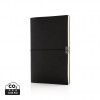 Swiss Peak A5 deluxe flexible softcover notebook in Black