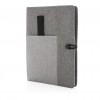 Kyoto A5 notebook cover in Grey