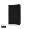Deluxe hardcover PU A5 notebook in Black