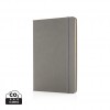 Deluxe hardcover PU A5 notebook in Grey