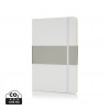 Deluxe hardcover A5 notebook in White