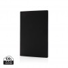 Softcover PU notebook with coloured edge in Light Blue