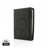 Air 5W wireless charging notebook with 5000mAh powerbank in Black