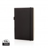 A5 deluxe kraft hardcover notebook in Black