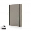 A5 deluxe kraft hardcover notebook in Grey