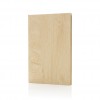 Kavana wood print A5 notebook in Light Brown