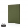 Impact Aware™ A5 notebook with magnetic closure in Green