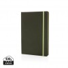 GRS certified RPET A5 notebook in Green