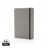 GRS certified RPET A5 notebook in Grey