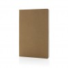 Salton A5 GRS certified recycled paper notebook in Brown