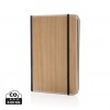 Treeline A5 wooden cover deluxe notebook in Brown