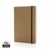 Craftstone A5 recycled kraft and stonepaper notebook in Brown