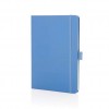 Sam A5 RCS certified bonded leather classic notebook in Sky Blue