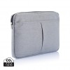 Laptop sleeve 15” PVC free in Grey