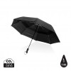 Swiss Peak Aware™ Tornado 27” pocket storm umbrella in Black