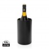 Vino RCS certified recycled stainless steel wine bucket in Black