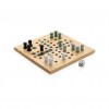 Claire wooden Ludo game in Brown