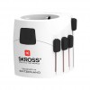 SKROSS Pro 3-Pole World Travel Adapter in White