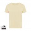 Iqoniq Yala women recycled cotton t-shirt in Cream Yellow