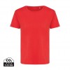 Iqoniq Yala women lightweight recycled cotton t-shirt in Luscious Red