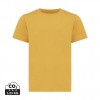 Iqoniq Koli kids recycled cotton t-shirt in Ochre Yellow