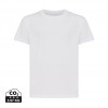 Iqoniq Koli kids lightweight recycled cotton t-shirt in Recycled White