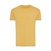 Iqoniq Bryce recycled cotton t-shirt in Ochre Yellow