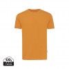 Iqoniq Bryce recycled cotton t-shirt in Sundial Orange