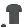 Iqoniq Manuel recycled cotton t-shirt undyed in Heather Anthracite