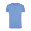 Iqoniq Manuel recycled cotton t-shirt undyed in Heather Blue