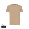 Iqoniq Manuel recycled cotton t-shirt undyed in Heather Brown