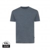 Iqoniq Manuel recycled cotton t-shirt undyed in Heather Navy