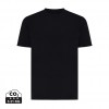Iqoniq Sierra lightweight recycled cotton t-shirt in Black