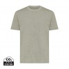 Iqoniq Sierra lightweight recycled cotton t-shirt in Light Heather Green