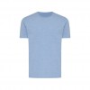 Iqoniq Brett recycled cotton t-shirt in Light Heather Blue