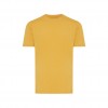 Iqoniq Brett recycled cotton t-shirt in Ochre Yellow