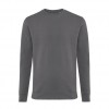 Iqoniq Zion recycled cotton crew neck in Anthracite