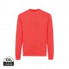 Iqoniq Zion recycled cotton crew neck in Luscious Red