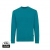 Iqoniq Zion recycled cotton crew neck in Verdigris