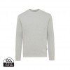 Iqoniq Denali recycled cotton crew neck undyed in Heather Grey