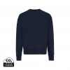 Iqoniq Kruger relaxed recycled cotton crew neck in Navy