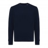 Iqoniq Etosha lightweight recycled cotton crew neck in Navy