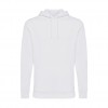 Iqoniq Jasper recycled cotton hoodie in White