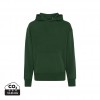 Iqoniq Yoho recycled cotton relaxed hoodie in Forest Green