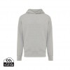 Iqoniq Yoho recycled cotton relaxed hoodie in Heather Grey