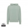 Iqoniq Yoho recycled cotton relaxed hoodie in Iceberg Green