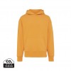 Iqoniq Yoho recycled cotton relaxed hoodie in Sundial Orange